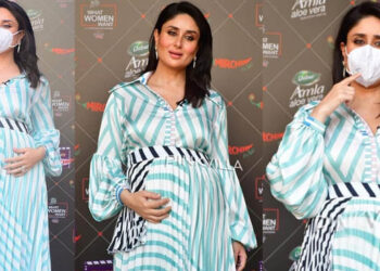 Kareena Kapoor flaunting her baby bump During Shooting in Pregnancy Of her Chat Show