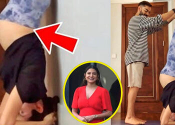 Virat Kohli Helps Pregnant Wife Anushka Sharma Do The Toughest Yoga Exercise