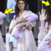 Anushka Sharma arrived to Cheer Virat Kohli with her Baby Girl Vamika Sharma Kohli at Ahmedabad
