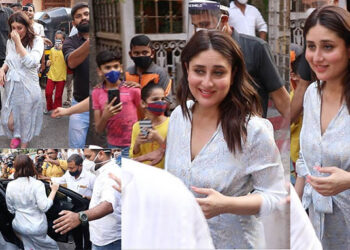 Kareena Kapoor Gets Uncomfortable as Fans Surrounded her at work after Delivery