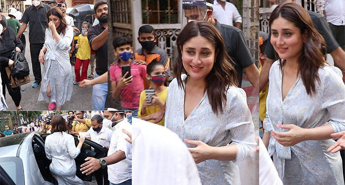 Kareena Kapoor Gets Uncomfortable as Fans Surrounded her at work after Delivery