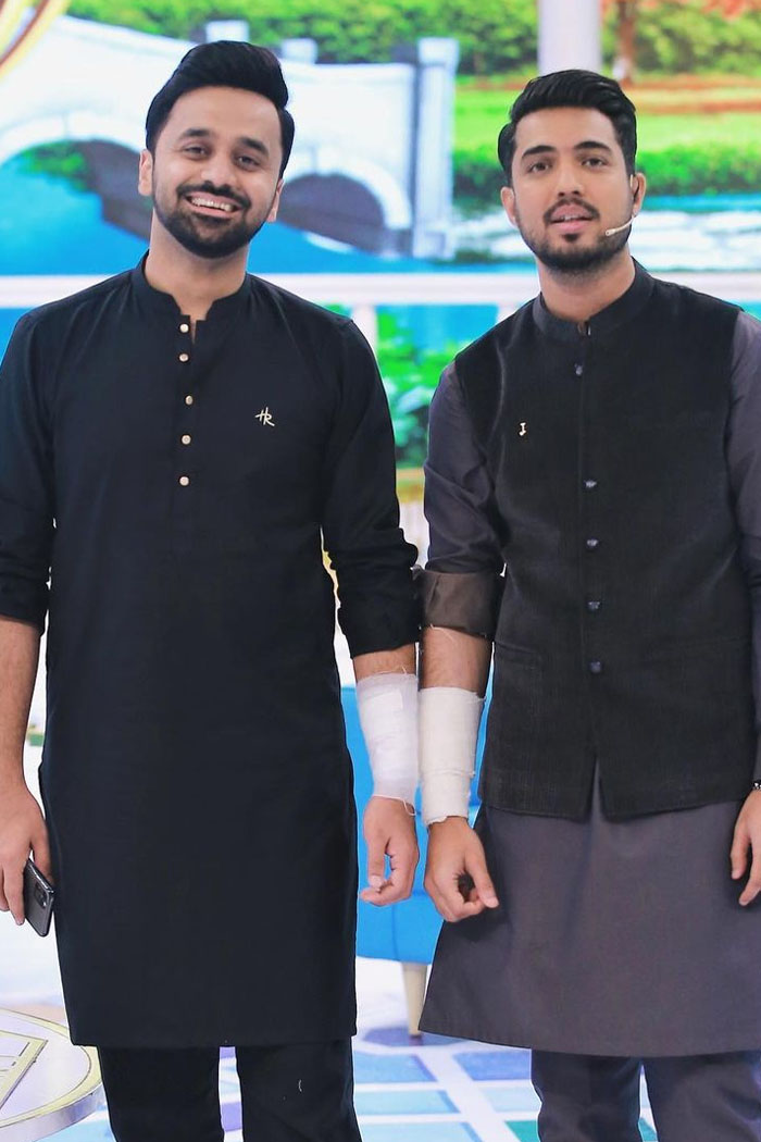 Waseem Badami and Iqrar ul Hassan