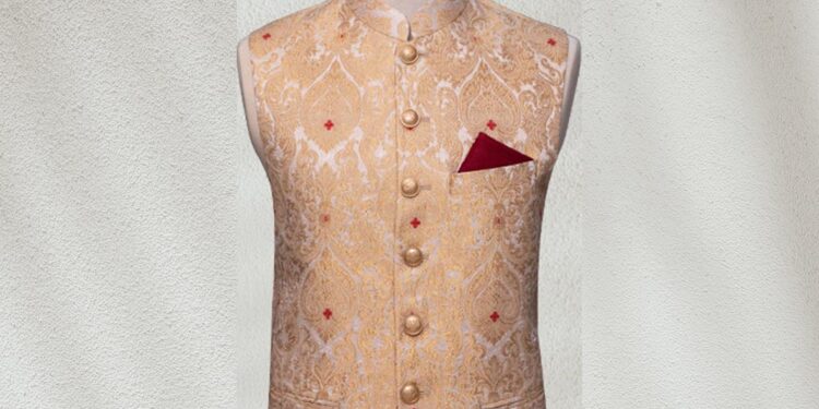 Golden and Red Waistcoat