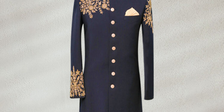 Blue Sherwani for Wedding