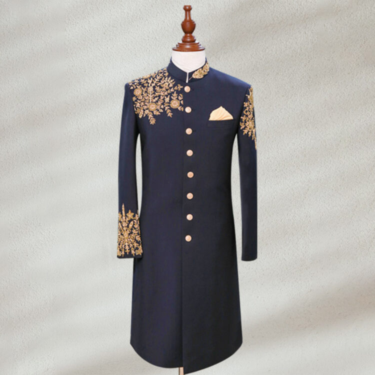Blue Sherwani for Wedding