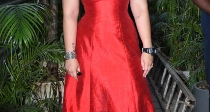 Aamir Khan’s daughter Ira Khan glows in a strapless red gown for engagement with Nupur Shikhare
