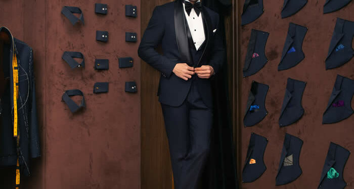 Custom Blue Quinceanera Tuxedo 05