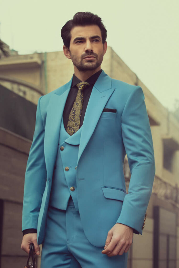 Custom Sky Blue Prom Suit 02