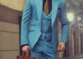 Custom Sky Blue Prom Suit 04