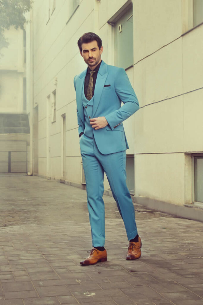 Custom Sky Blue Prom Suit 06