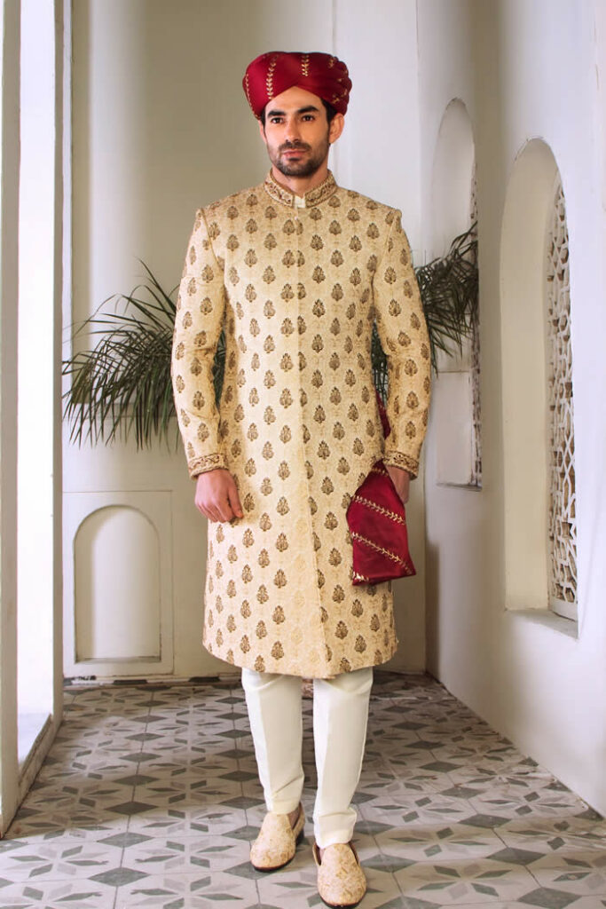 Golden Sherwani 1