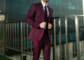 Mens Maroon Suit 04