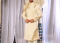 Off-White Embroidered Sherwani 4