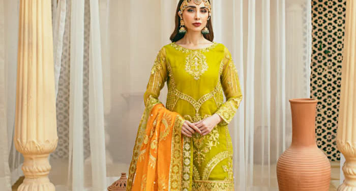 Trendy Mehndi Dress
