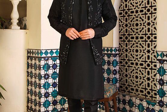 Black Embellished Waistcoat
