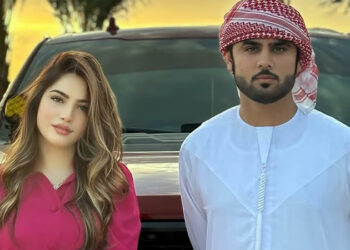 Neelam Muneer with Husband