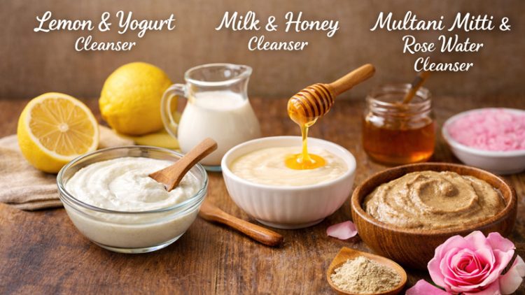 3 Homemade Facial Cleansers For Naturally Glowing Skin