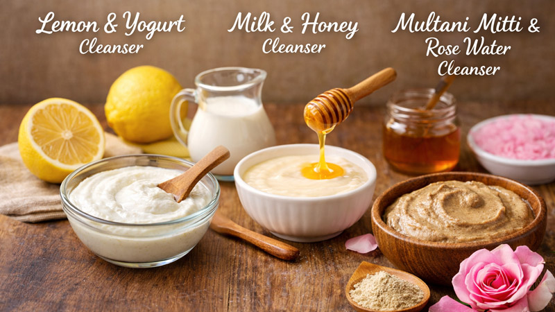 3 Homemade Facial Cleansers For Naturally Glowing Skin