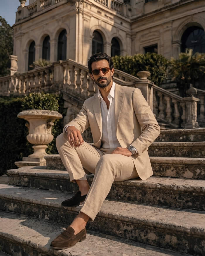 Andre Emilio Premium Linen Suits
