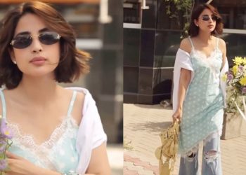 Saboor Aly’s latest photoshoot is all about “summer in the city” style