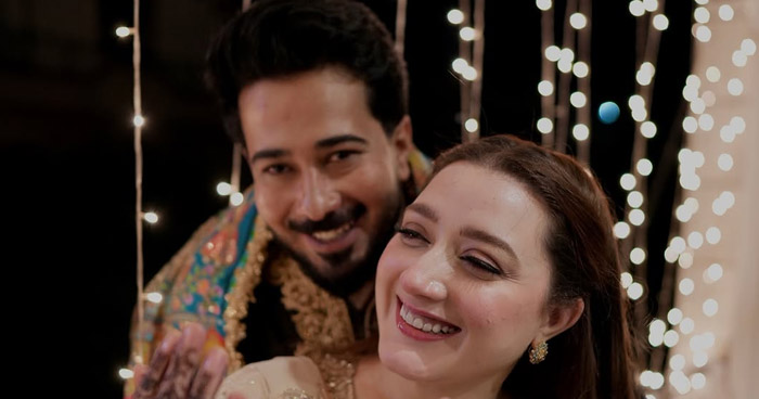 Momina Iqbal’s intimate mehndi shoot with husband divides internet